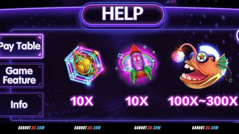 Cách chơi bắn cá Fishing Disco GA888 và bảng trả thưởng