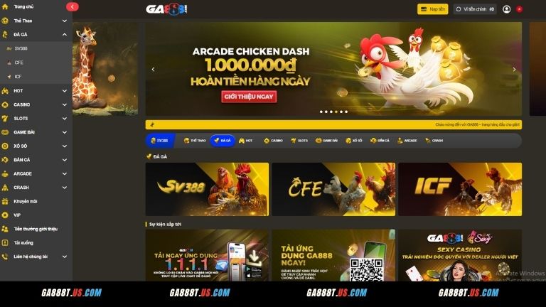 Giới thiệu sơ lược đá gà GA888