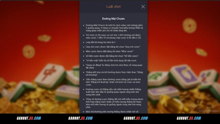 Kinh nghiệm chơi Mahjong Ways hốt bạc nhanh tại GA888